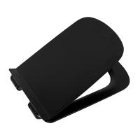 Сиденье дюропласт, soft close, металлическое крепление, черное матовое  BB3201SC-MB BelBagno