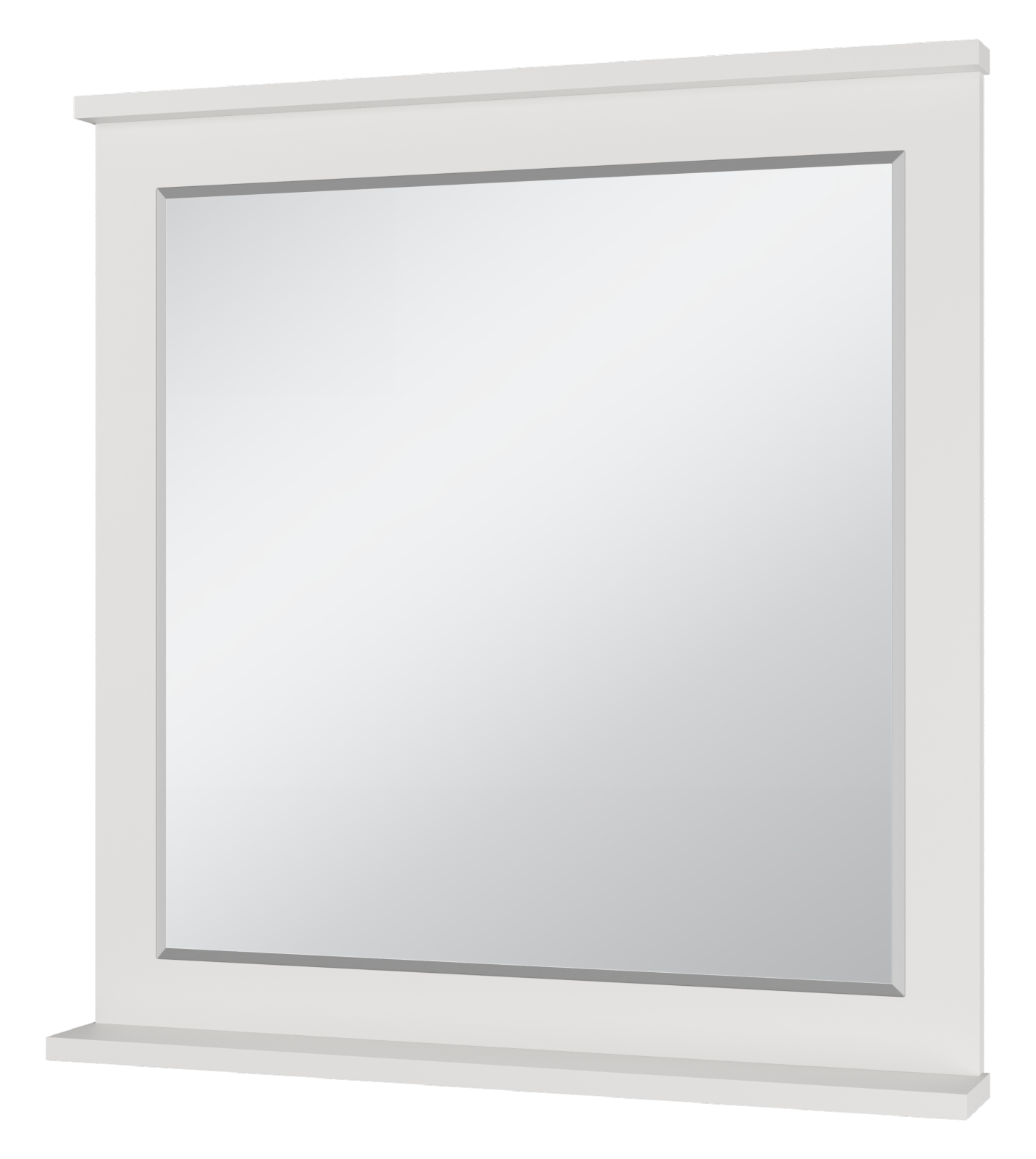 Марта - 80 Зеркало в раме белая эмаль (глянец)