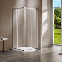 Душевой уголок, квадратный/прямоугольный Garda VSS-1G9012CL 1200х900х1900 цвет хром стекло прозрачное Vincea