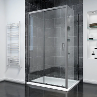 Душевой угол раздвижной прямоугольный RV055GM-10080-01-C8 1000х800х1950 Цвет профиля Оружейная сталь Стекло Прозрачное Veconi