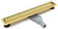 Желоб душевой ESBANO Combi решетка TILE длина 60 см золотой ESTRCOMTILE60SG