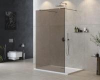 Душевая перегородка.   LIBERTA-L-2-110-120-BR-Cr 1100х1950 Cezares