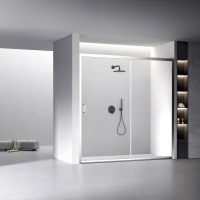 Душевая дверь раздвижная VN60-170-01-C5 1700x1950 Цвет профиля Хром Стекло Прозрачное Veconi