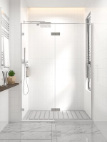 Душевая дверь раздвижная PR3/L-130-01-CH-C4 1300x2000 Цвет профиля Хром Стекло Прозрачное Veconi