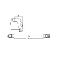 Гигиенический душ Timo SG-3052 chrome