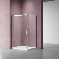 Душевой уголок квадратный/прямоугольный  VSR-4D9015CL 1500x900x2000 профиль хром стекло прозрачное VINCEA