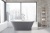 Отдельностоящая, овальная акриловая ванна, наружный цвет серый, встроенный слив. Слив-перелив BB39-OVF-CRM (-BRN, -ORO), декоративная накладка на отверстие перелива для ванны BB39-T-BRN (-ORO) приобретается отдельно. Bel Bagno BB35-CF36