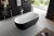 Отдельностоящая, овальная акриловая ванна 1500x800x600 BB70-1500-800-W/NM BELBAGNO